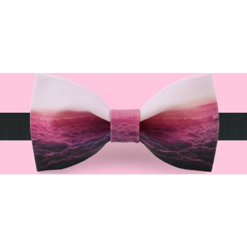 Free shipping casual 2018 male MENS New female fashion Original design bowknot casual wedding dress suit bow tie Red clouds