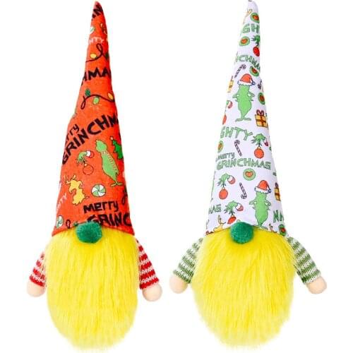 Faceless Gnome Plush Doll Santa Gnome Rudolph Doll Pendant Nordic Gnome Land God Doll Gift Xmas Home Decor Christmas Ornaments