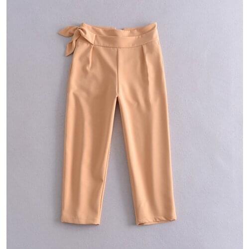 Glamorous Solid Ankle Length Tailored Pants DLZK053