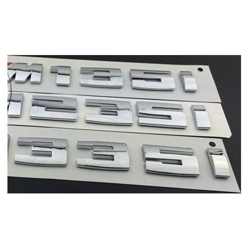 Car emission emblem M550I M435i M125i M135i M235i M760i M750i M1 M335i M4 M5 X3M X4M X5M X6M M320i for Germany car B* series