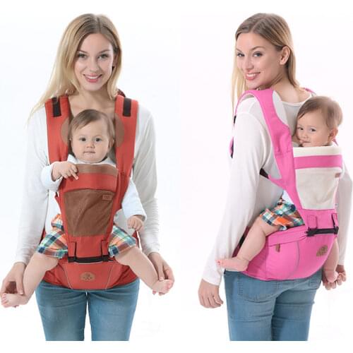 Ergonomic Baby Carrier BackPack Multifunctional 3 In 1 Baby Sling Breathable Hooded Kangaroo For 1 To 36M Infant Baby BackPack
