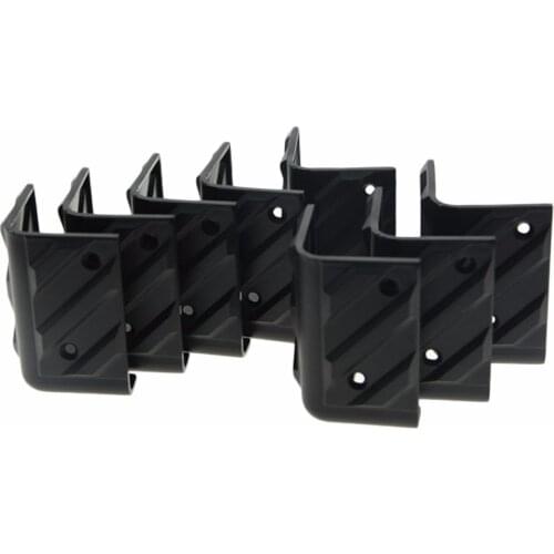 KAISH 8x Large Size Black Guitar Amp Speaker Corner PA Cabinets Amplifier Protector