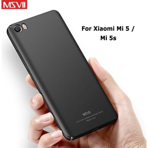 Mi 5s Mi5 s Case MSVII Matte Cover For Xiaomi Mi A1 5X Case Xiomi A1 Global Hard PC Cover For Xiaomi Mi 5 Mia1 Mi5x Mi5s Cases