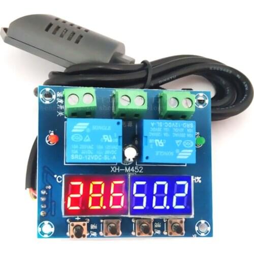 XH-M452 Temperature and humidity Control Module Digital Display High Precision Double Output