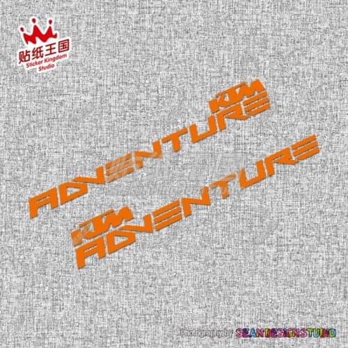 2 Pics For KTM ADV ADVENTURE 390 790 990 1090 1190 1290 Helmet Motorcycle Motorbike Reflective Sticker Waterproof Decal 25