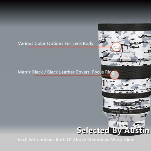 Lens Skin Decal SEL100F28GM For sony FE 100 f2.8 STF Wrap Film Protector Anti-scratch Decal Sticker