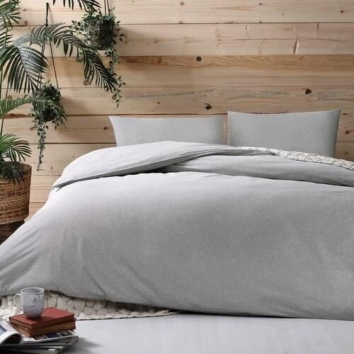 Luxury Duvet cover set (Double XL) -Gray Color 100 Cotton