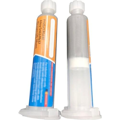 1pc Xg-z40 Solder Paste Flux 10cc Needle Shaped Sn63/Pb37 25-45um Syringe to Mobile Phone Repair Computer Services Industry