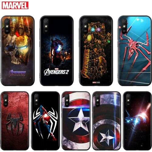 Silicone Cover Marvel Avengers Infinity Gauntlet Logo For Xiaomi Redmi K40 K30i K30T K30S K20 10X GO S2 Y2 Pro Ultra Phone Case