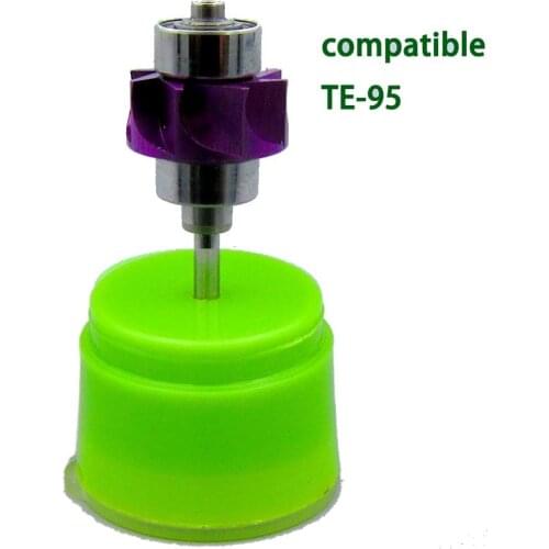 Dental air turbine handpiece ceramic bearing cartridge rotor for TE-95 TE-96 TE-97 TE-98 handpiece rotor