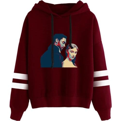 WAWNI Bridgerton Sweatshirt Hoodie Volleyball Top Loose Sweatshirt Polyester Plus Cotton Fabric Fashion Pullover New Sweatshirt