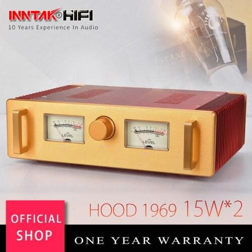 2019 Verison Finished HOOD 1969 Gold-seal Pure Class A 15W*2 Power Amplifier