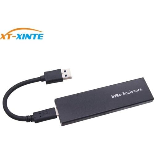 XT-XINTE M.2 M Key PCIE to USB3.1 gen2 Type-C SSD Box Solid State Drive Housing Case M2 SSD 2280 Hard Drive Disk Enclosure