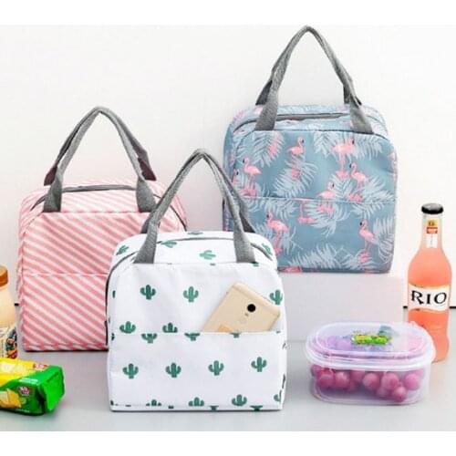 Waterproof Oxford Cloth Insulation Bag Lunch Bag multi-function insulation Bag for work Portable Lunch Box Ice Bags