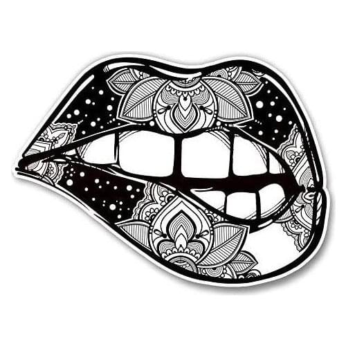 Sexy Lips Car Stickers Waterproof PVC Car Body Door Window Motorcycle Helmet Decal High Quality KK Vinyl Cover Scratches