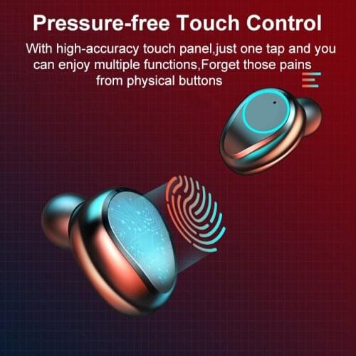 Wireles Earphone TWS Bluetooth Headphone High fidelity headset Stereo LED Display Power Bank With Microphone for all smartphones