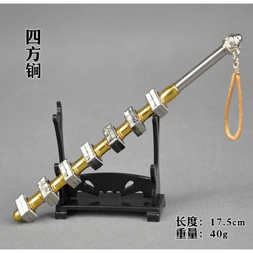 1 : 6 model of miniature weapon of ancient cold weapon four square mace, man arms Photography prop weaponry sword sabre glaive