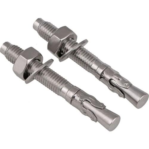 1PCS-M12*80/100-150mm 304 Stainless Steel Expansion Screws, Expansion Bolts, Car Repair Expansion Bolts, Car Repair Gecko