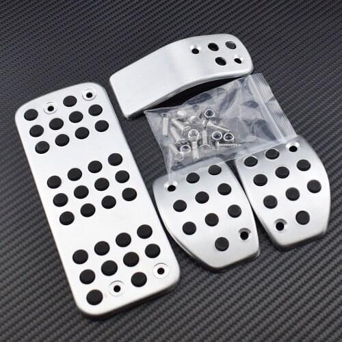 Accessory Foot Rest Modified Pedal Plate For PEUGEOT 207 301 307 208 2008 308 408 cc/For CITROEN C3 C4/DS 3 4 6 DS3 DS4 D