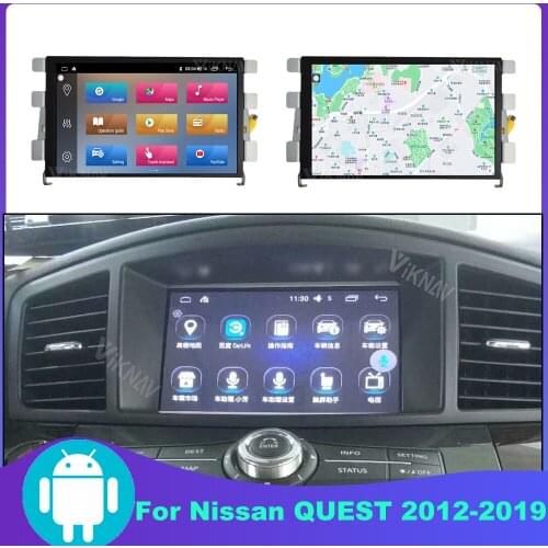 Car GPS head unit radio for Nissan QUEST 2012 2013 2014 2015 2016-2019 Android screen stereo receiver multimedia player