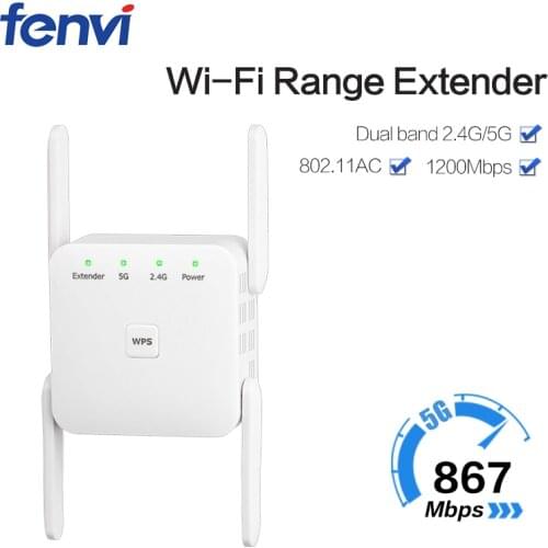 Cheap 5 Ghz Wi-Fi Amplifier Wireless Extender Signal Booster 1200M Booster 802.11AC Long Range Home Internet Network Repeater