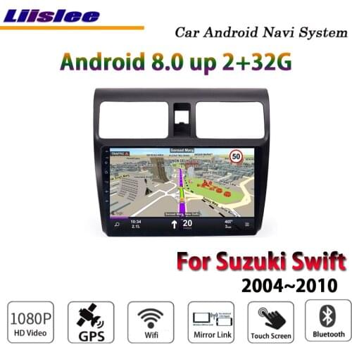 For Suzuki Swift 2004~2010 Car Android 8.0 Stereo Radio BT Video GPS Map Navigation System Multimedia
