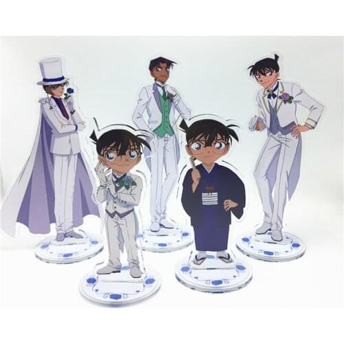 Anime Detective Conan Model Doll Acrylic Stand Conan PVC Action Figure Toy for Collection 8-15cm