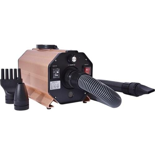 Pet Dryer Dog Hair Dryer Engines Run 2400W 220V 50Hz 60m/s Low Noise Special Pet Blower Cleaning Continuous Speed Regulation