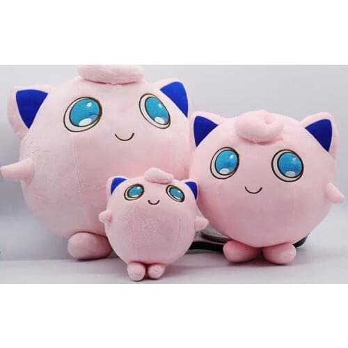 14/22/30cm Kawaii Pokemon Jigglypuff Plush Doll Toys Cute Pink Ball Jigglypuff Soft Stuffed Toy Birthday Gifts for Children Kids
