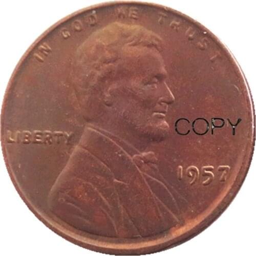 US One Cent 1957P/D/S Copy Coins