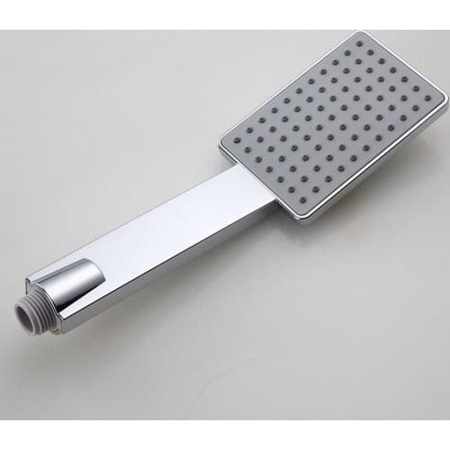 SHUIELIN High Pressure Rainfall Shower Head Simple Supercharger Shower Nozzle ABS Bathroom Hand Shower Water Booster Showerhead
