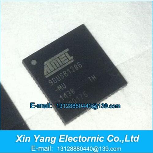 NEW ORIGINAL AT90USB1286-MU AT90USB1286 90USB1286-MU QFN Free shipping