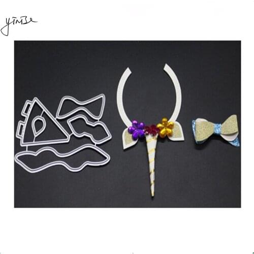 VCD52 HAIR HOOP BOW Metal Cutting Dies For Scrapbooking Stencils DIY Album Paper Cards Decoration Embossing Folder Die CUT Cuts
