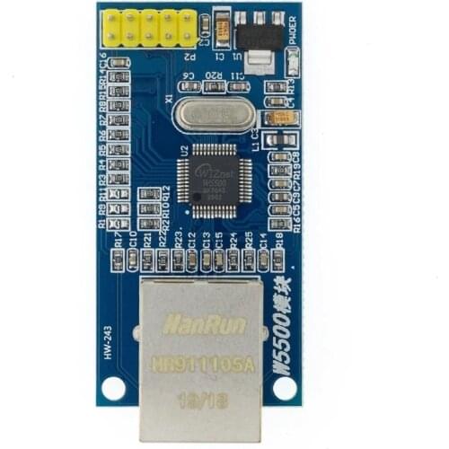10pcs W5500 Ethernet network module hardware TCP / IP 51 / STM32 microcontroller program over W5100 A32