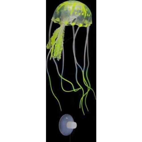 Silica Gel Simulation of Jellyfish Fish Tank and Aquarium Decoration Accessories Home Decor Fish & Aquatic Pets yellow Dia