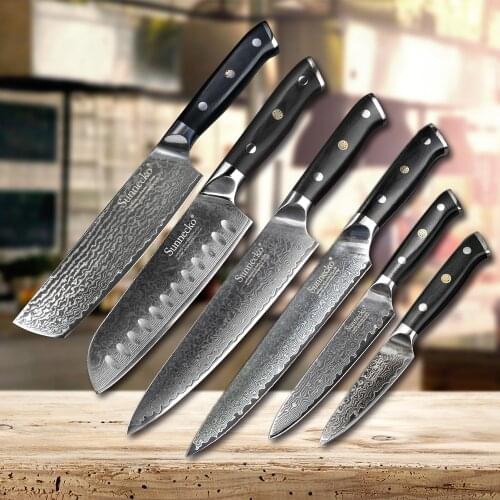 Sunnecko Stainless Steel Knife Sets