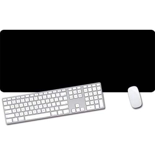 Super Big Large Xxl Pure Black Color Rubber Computer Game Gaming Mouse Pad Mat To Decorate Pc Desktop for Gamer Player