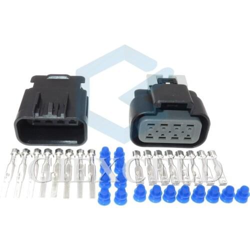 8 Pin 15326654 15326655 Waterproof Connector Headlight Cable Wire Sockets Female Male Car Connector Plug For BUICK