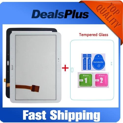 Replacement New Touch Screen Panel Digitizer For Samsung Galaxy TAB 3 GT-P5200 P5200 Black White 10.1-inch