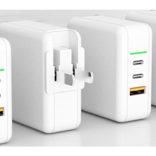 Hot 65W GaN Charger Quick Charge 4.0 3.0 Type C PD USB Charger with QC 4.0 3.0 Fast Charger for iPhone 12 Pro Xiaomi Laptop 4.9