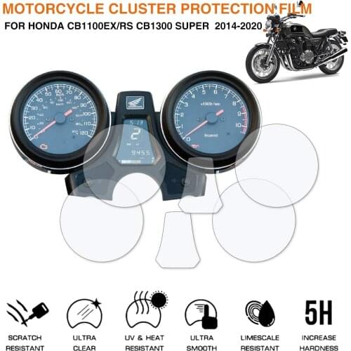 Motorcycle Cluster Scratch Protection Film Screen Protector For Honda CB1100EX CB1100RS CB1300 SUPER 2014-2020