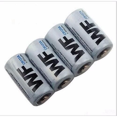 100pcs CR123A CR123 123A CR17345 KL23a VL123A DL123A 5018LC EL123AP SF123 3.0V 3V Lithium Battery For Camera Flashlights Torch