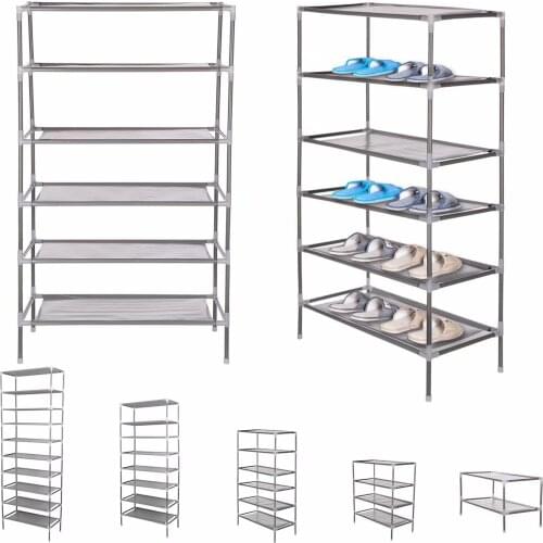 2/4/6/8/10 Tiers Non-Woven Fabric Dustproof Shoe Rack Storage Organizer Cover Cabinet Shelf Cabinet 6/12/18/24/30 Pairs
