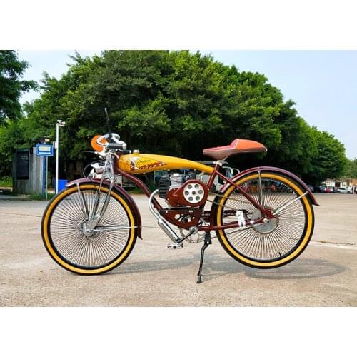 26 inch Vintage Fuel Bike Beach Bike 140PCS Spoke Wheel Bike Indian Head Retro Bike Bike Accessories