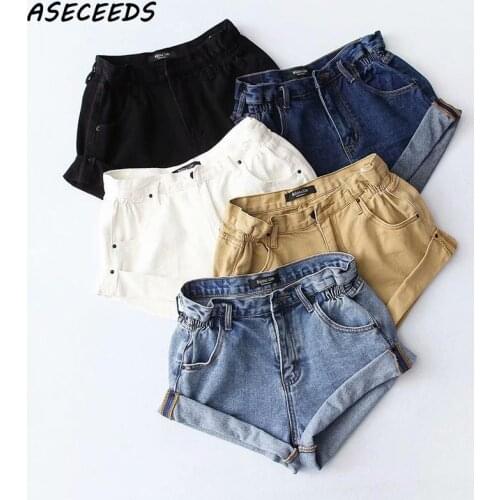 Женские джинсовые шорты ASECEEDS China At AliExpress