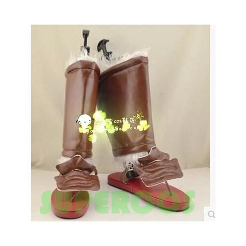 Free Shipping! Fate Stay Saber King Arthur Cosplay Shoes Boots Professional Handmade! Perfect Customized For you