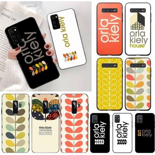 Multi Stem Orla Kiely Folio Phone Case for Samsung S20 plus Ultra S6 S7 edge S8 S9 plus S10 5G lite 2020