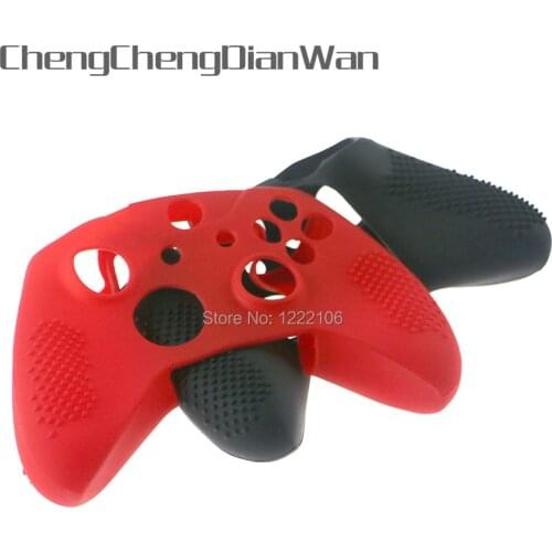 ChengChengDianWan 5pcs 30pcs New Studded Anti-slip Silicone Rubber Cover Skin Case for XBox One S Slim Controller