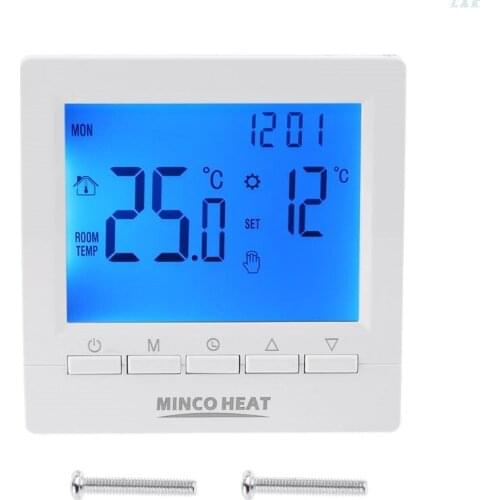 Digital Gas Boiler Thermostat 3A Weekly Programmable Room Temperature Controller L29K