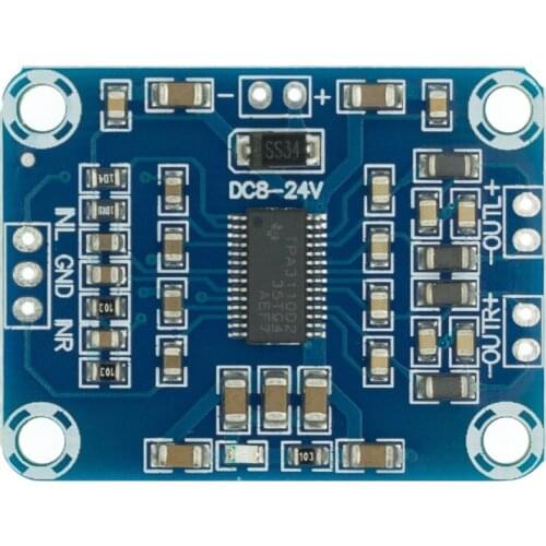 TPA3110 2X15W Digital Audio Stere Amplifier Board Module Mini Binaural AMP Controller 100dB DC 8-18V Max 3A